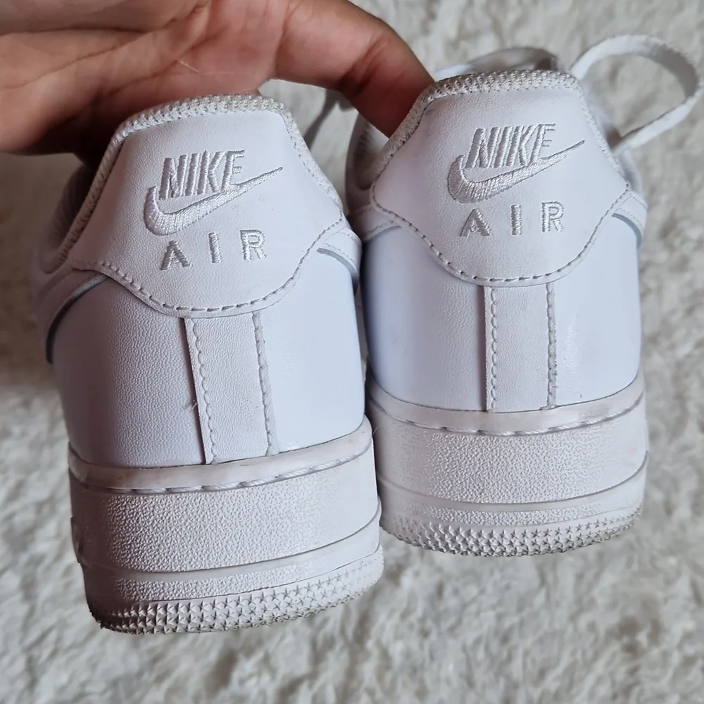 Nike Air Force 1 White Sneakers - Picture 9 of 9
